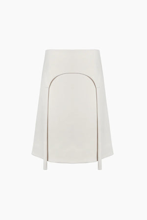 Halper Skirt in Bone by Sandy Liang