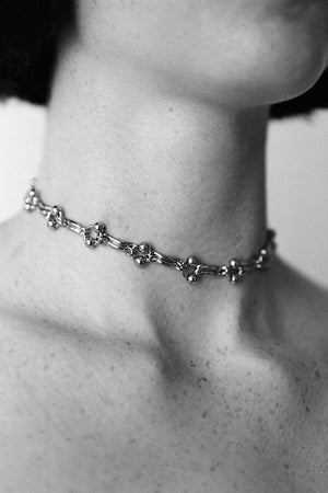 Union Choker in Sterling Silver by Sapir Bachar