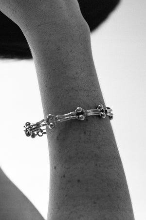 Union Bracelet in Sterling Silver by Sapir Bachar