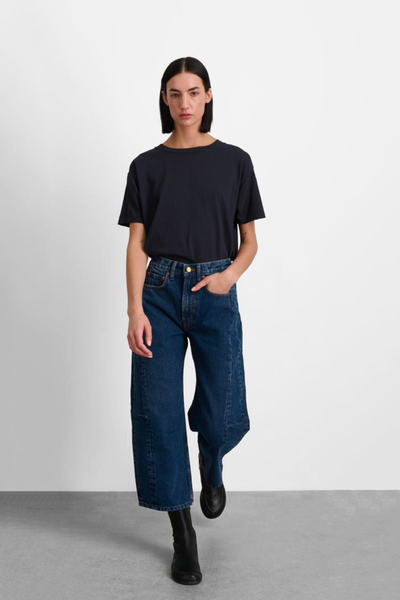 Recital Lasso in Sides B Relaxed Jean - | Rinse Blue