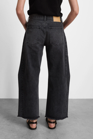 Relaxed Lasso Jean in Stil Black by B Sides http://www.shoprecital.com