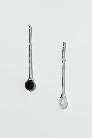 Calla Drops in Silver