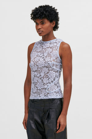 Seraph Tank in Robin's Egg by Eckhaus Latta