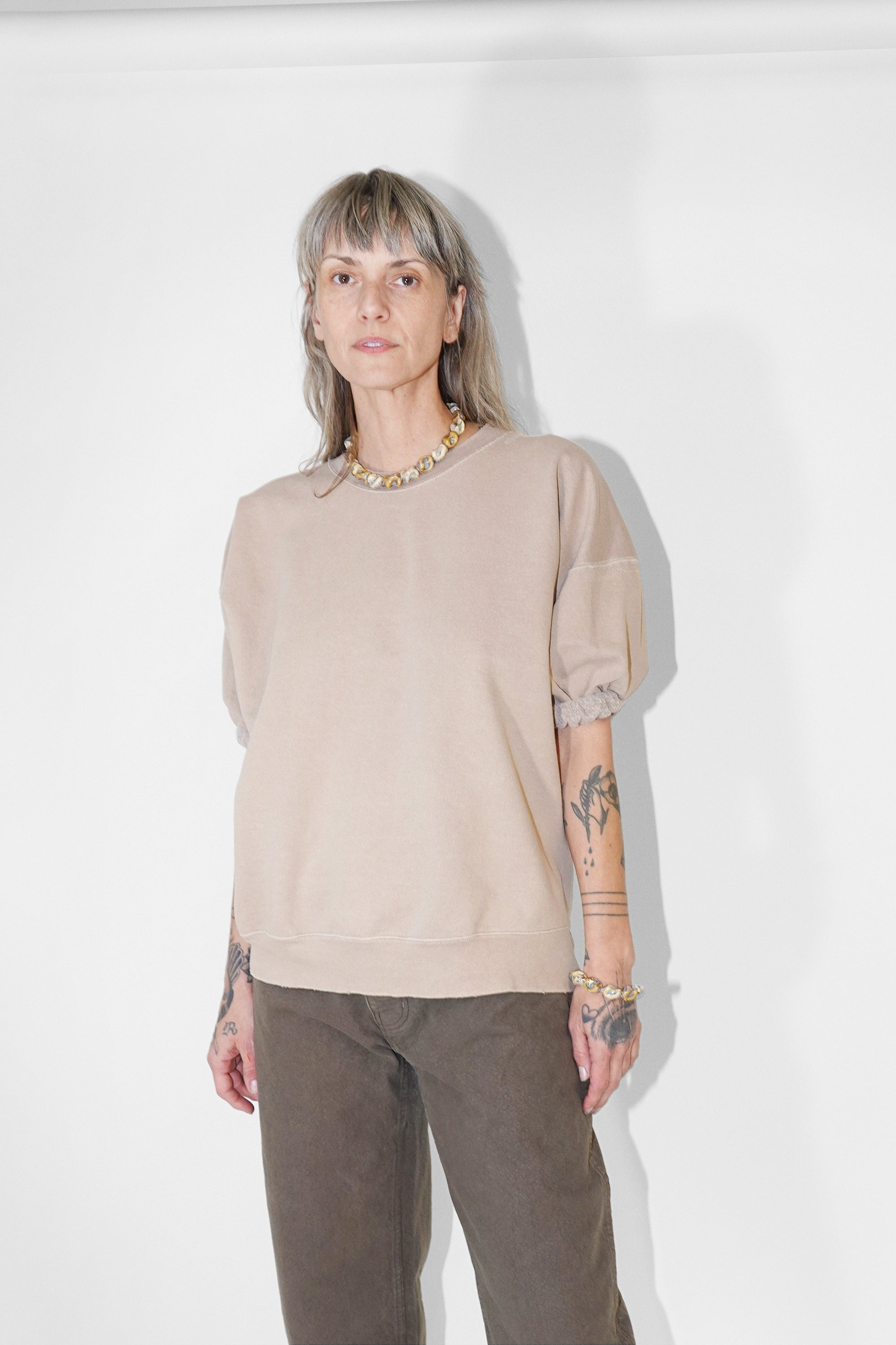 Stanza Sweatshirt in Buff by Rachel Comey