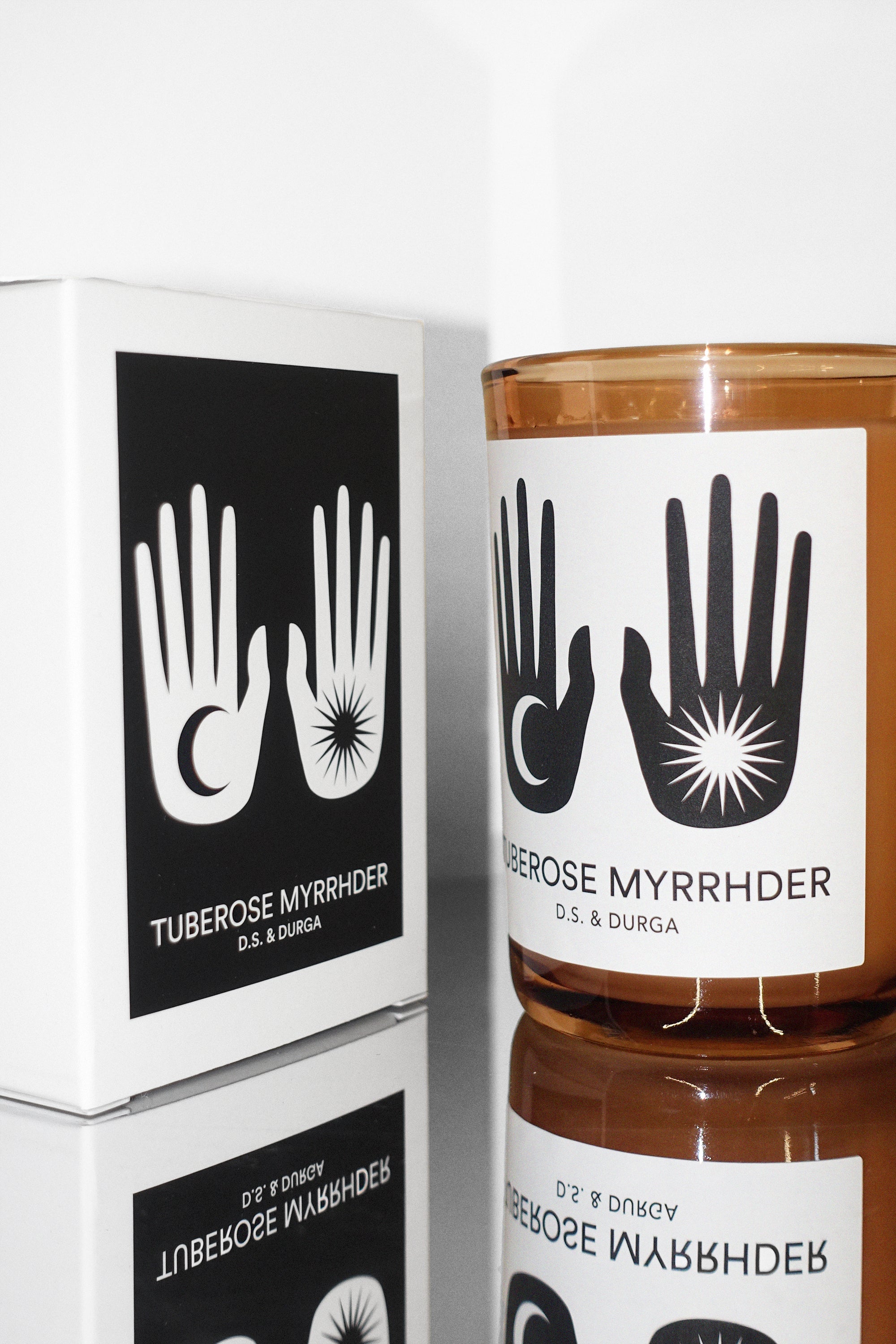 Tuberose Myrrhder Candle BY DS & DURGA