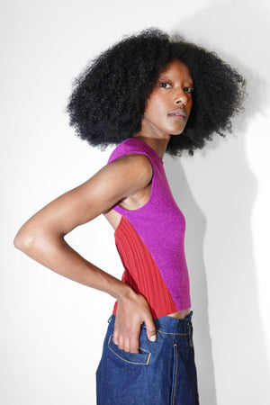 Twyla Top in Orchid by Eckhaus Latta