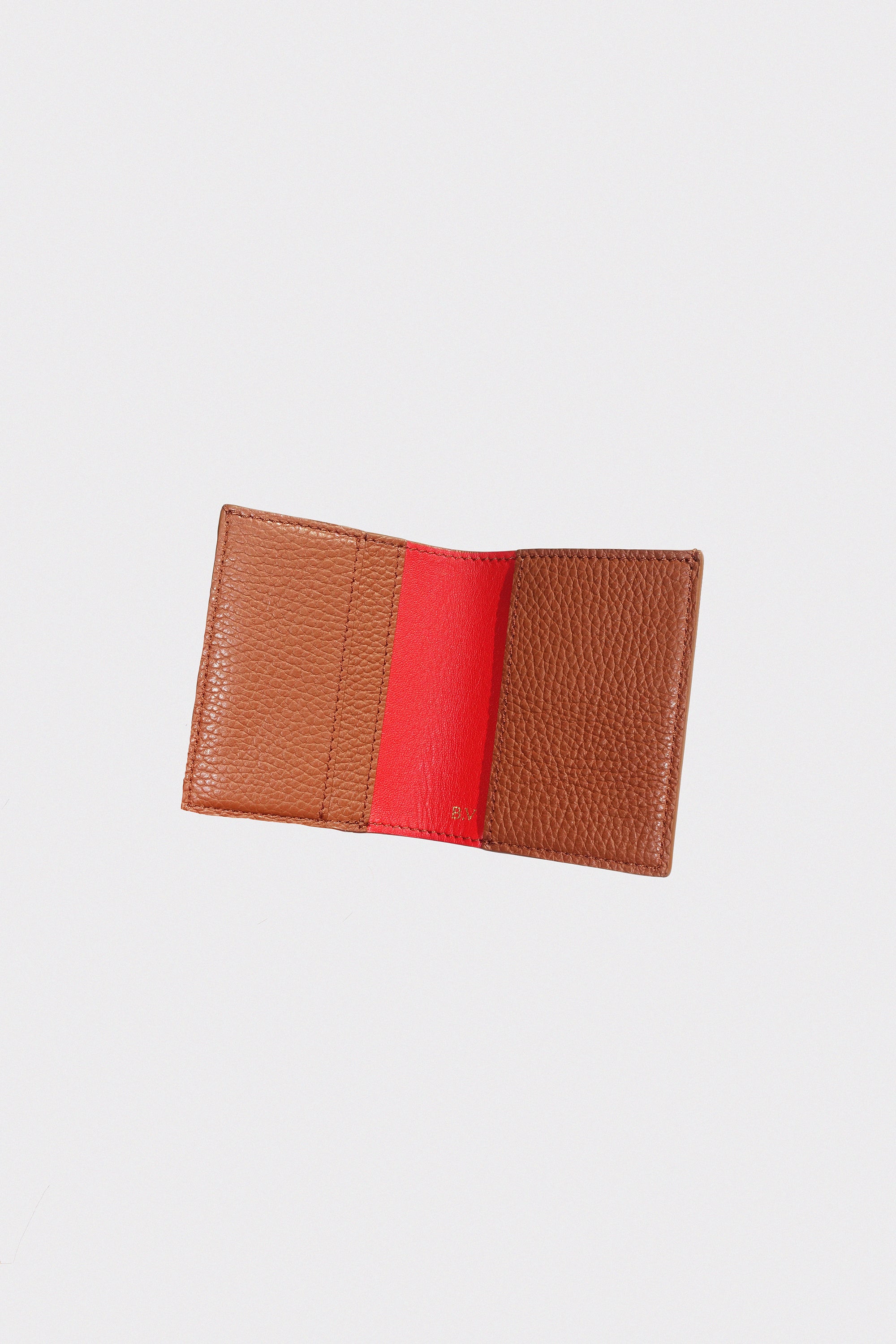 Wallet in Tobacco by Beatrice Valenzuela