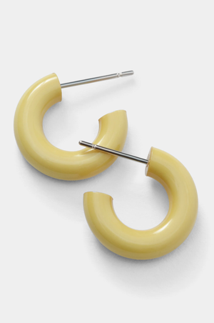 Ziggy Hoops in Citrine by Rachel Comey http://www.shoprecital.com