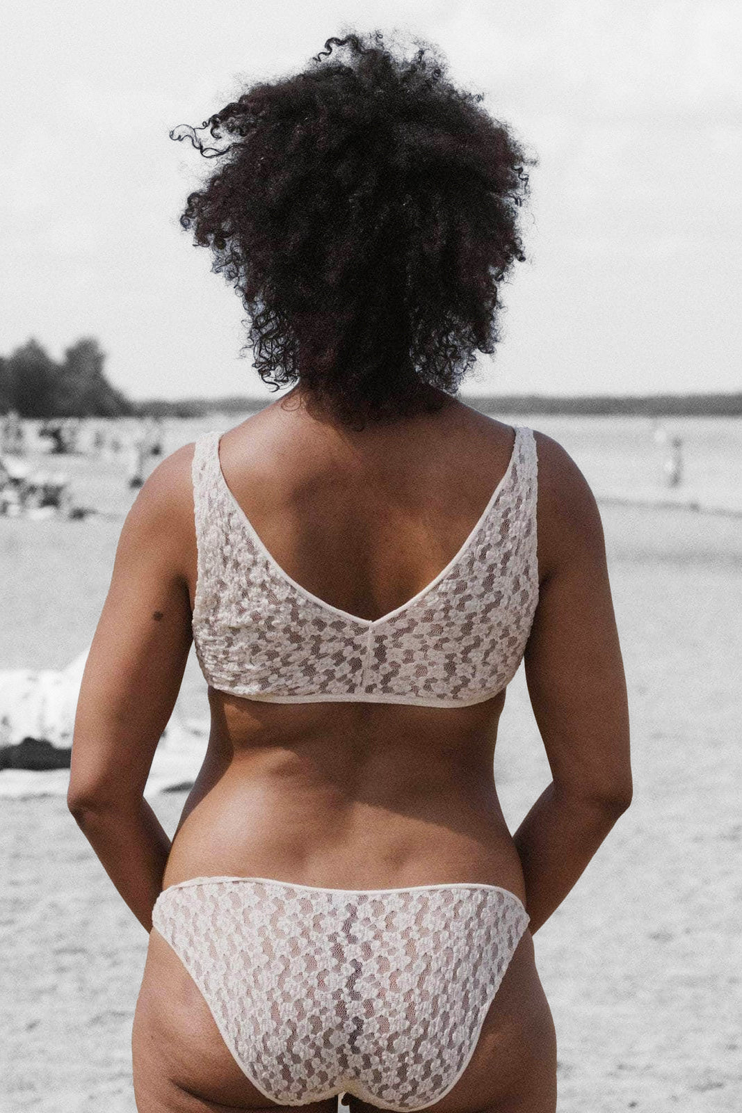 Crescent Bra in Undyed