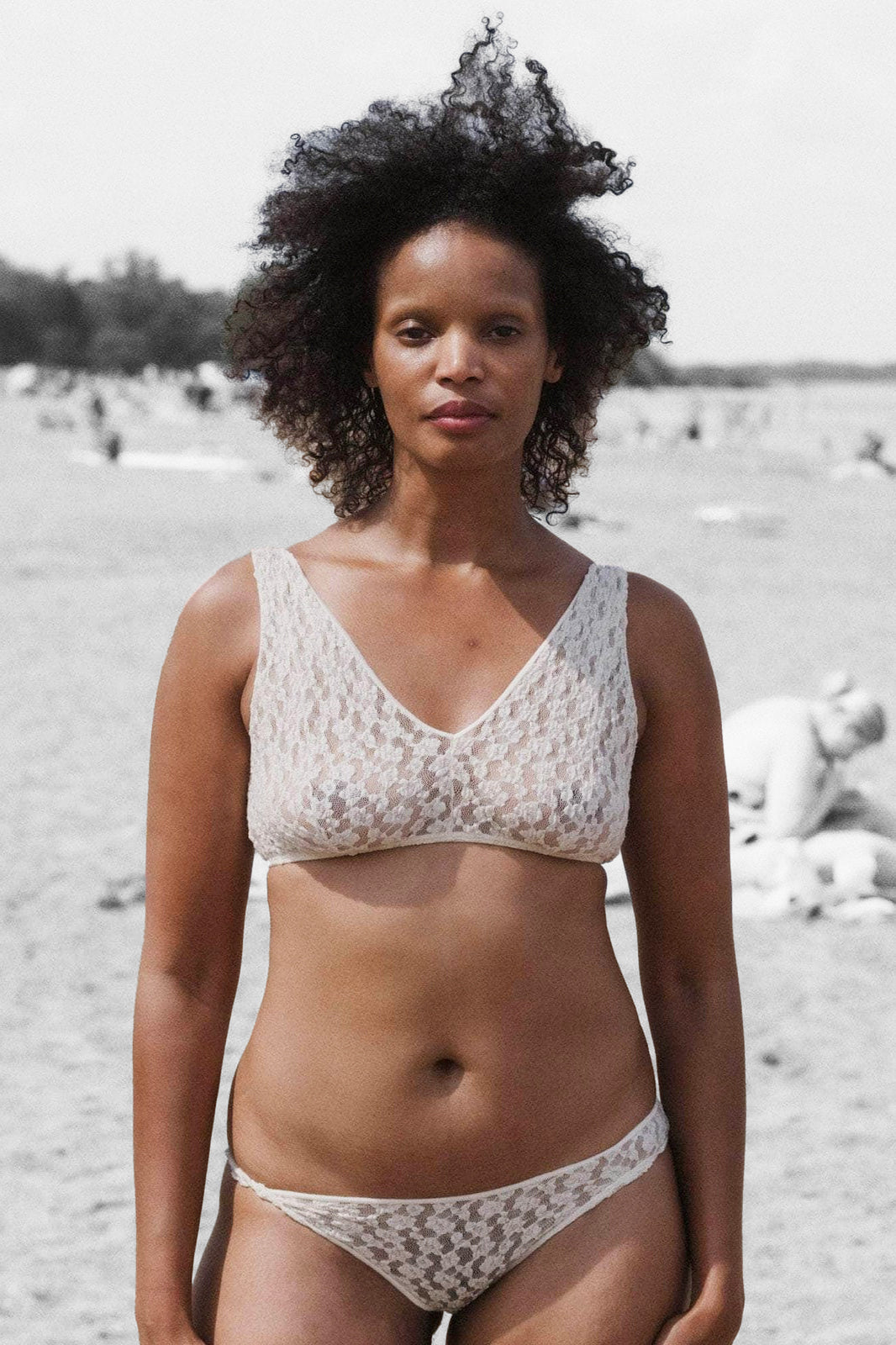 Crescent Bra in Undyed