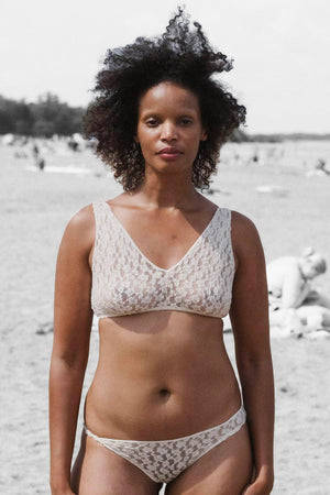 Crescent Bra in Undyed