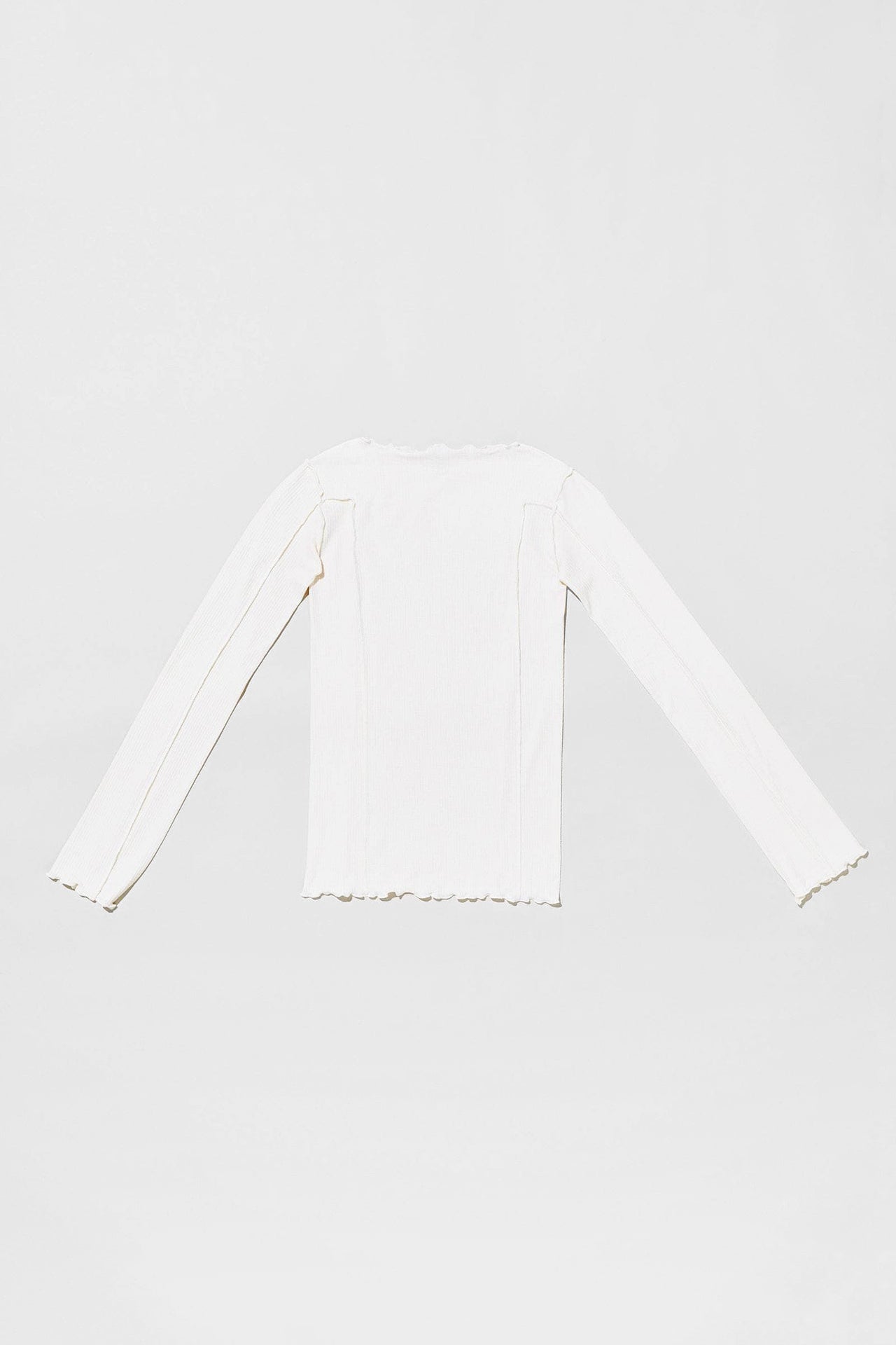 Omato Long Sleeve Tee in Off White