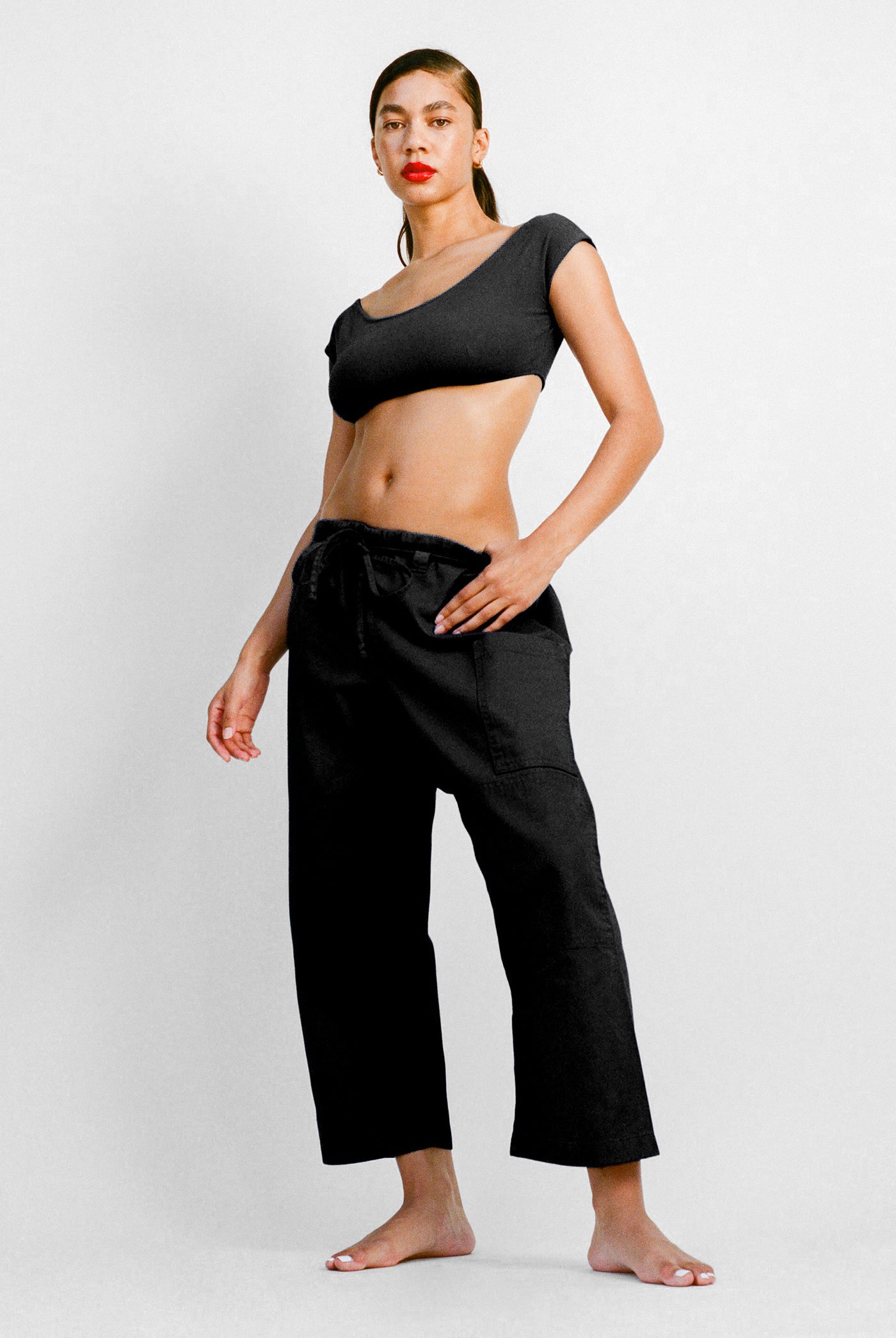 The Lou Pant in Black by Gil Rodriguez