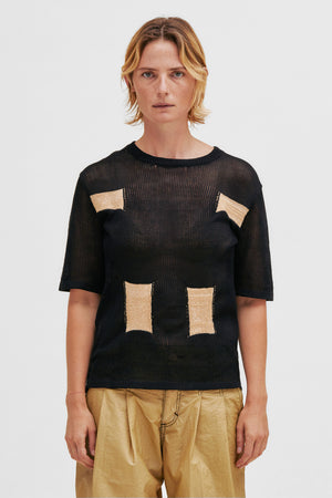 Poster Tee in Sesame by Eckhaus Latta