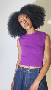 Twyla Top in Orchid by Eckhaus Latta