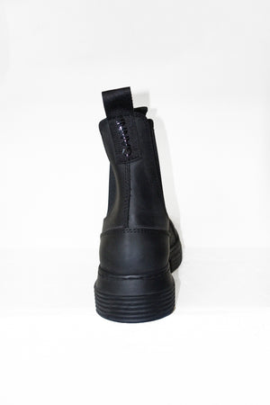 Ganni | City Boot in Black Recycled Rubber - Recital