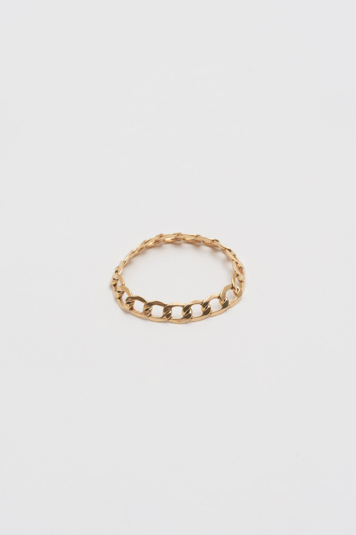 Havana Chain Ring in 14k Yellow Gold by Loren Stewart