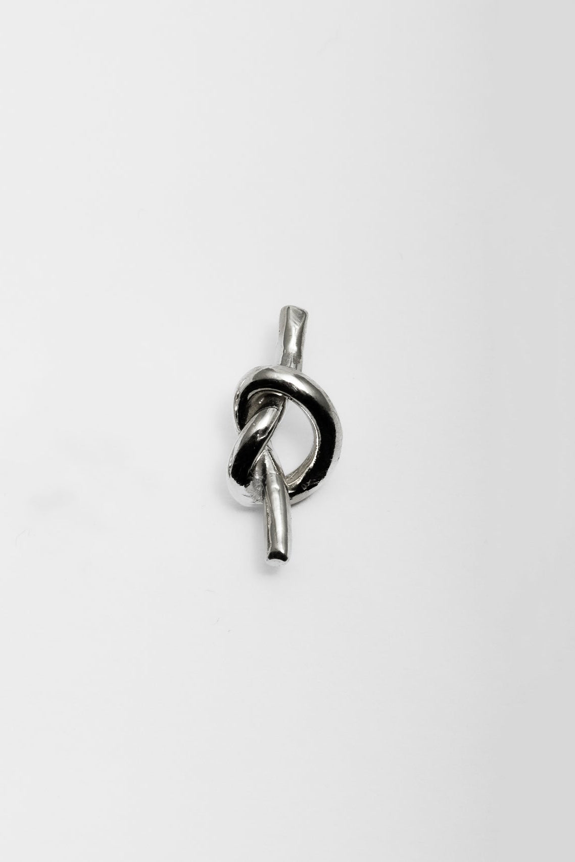 Knot Stud in Sterling Silver by Loren Stewart